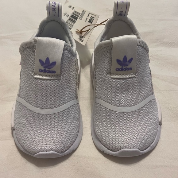 SOLD✨ADIDAS NMD 360 Toddler Walker Shoes (Size 5) GX3320 White Pink Purple NWB - Picture 10 of 11